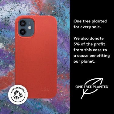 Biodegradable iPhone 14 Case - Red - Loam & Lore